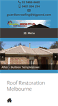 Mobile Screenshot of guardianroofing.com.au